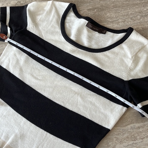 The Limited peplum striped summer sweater - Picture 6 of 9